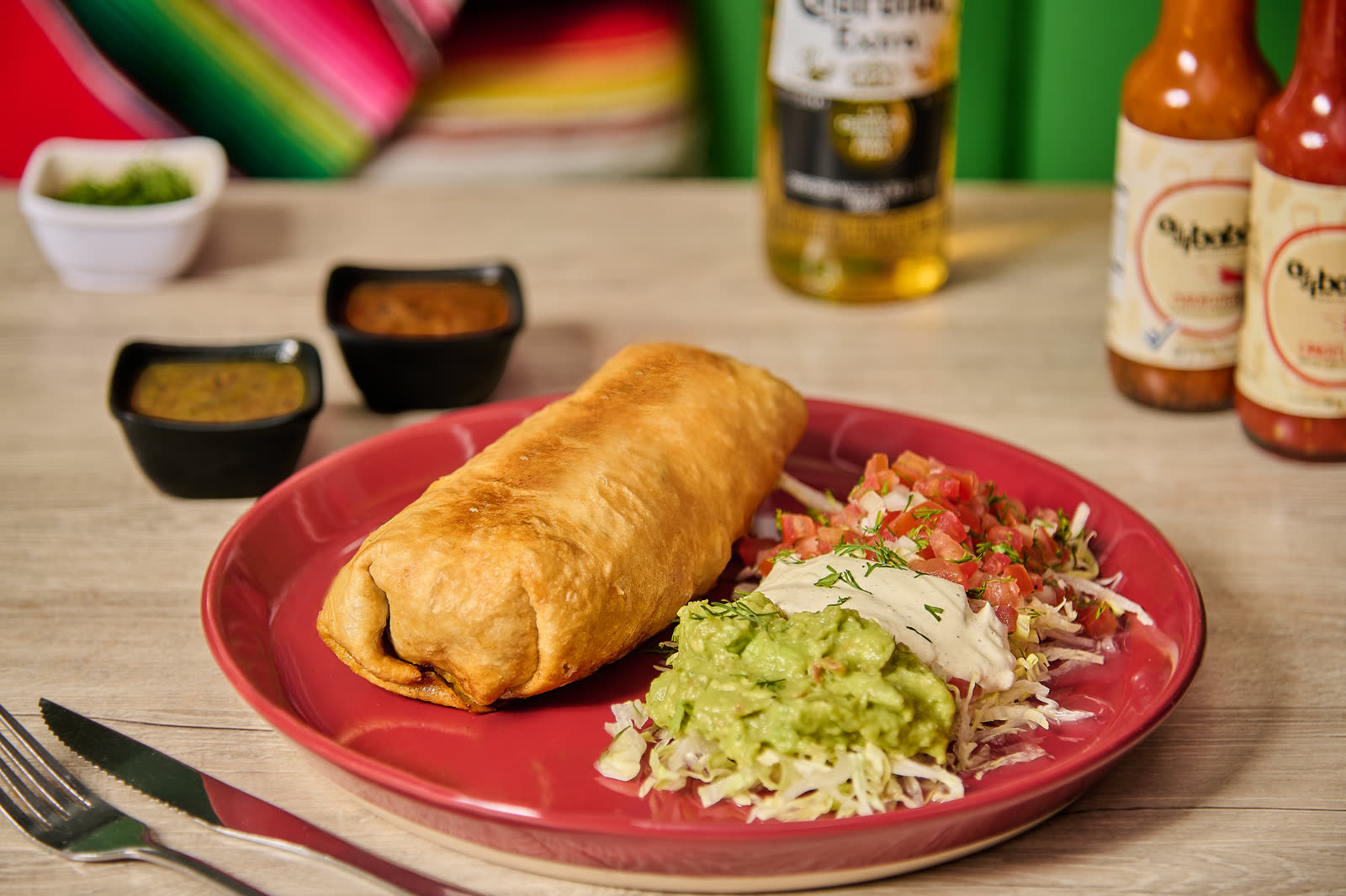 Burro mixto con dos proteínas