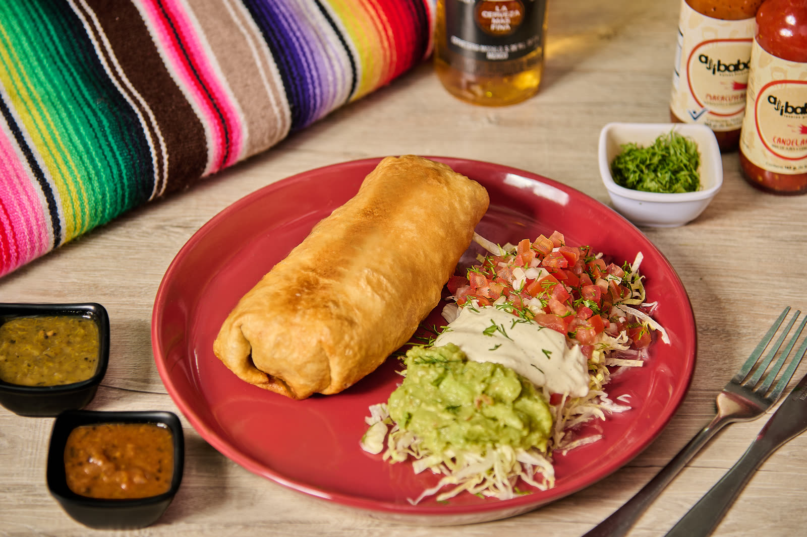 Burro de la casa gratinado en Amor al Taco Bogotá