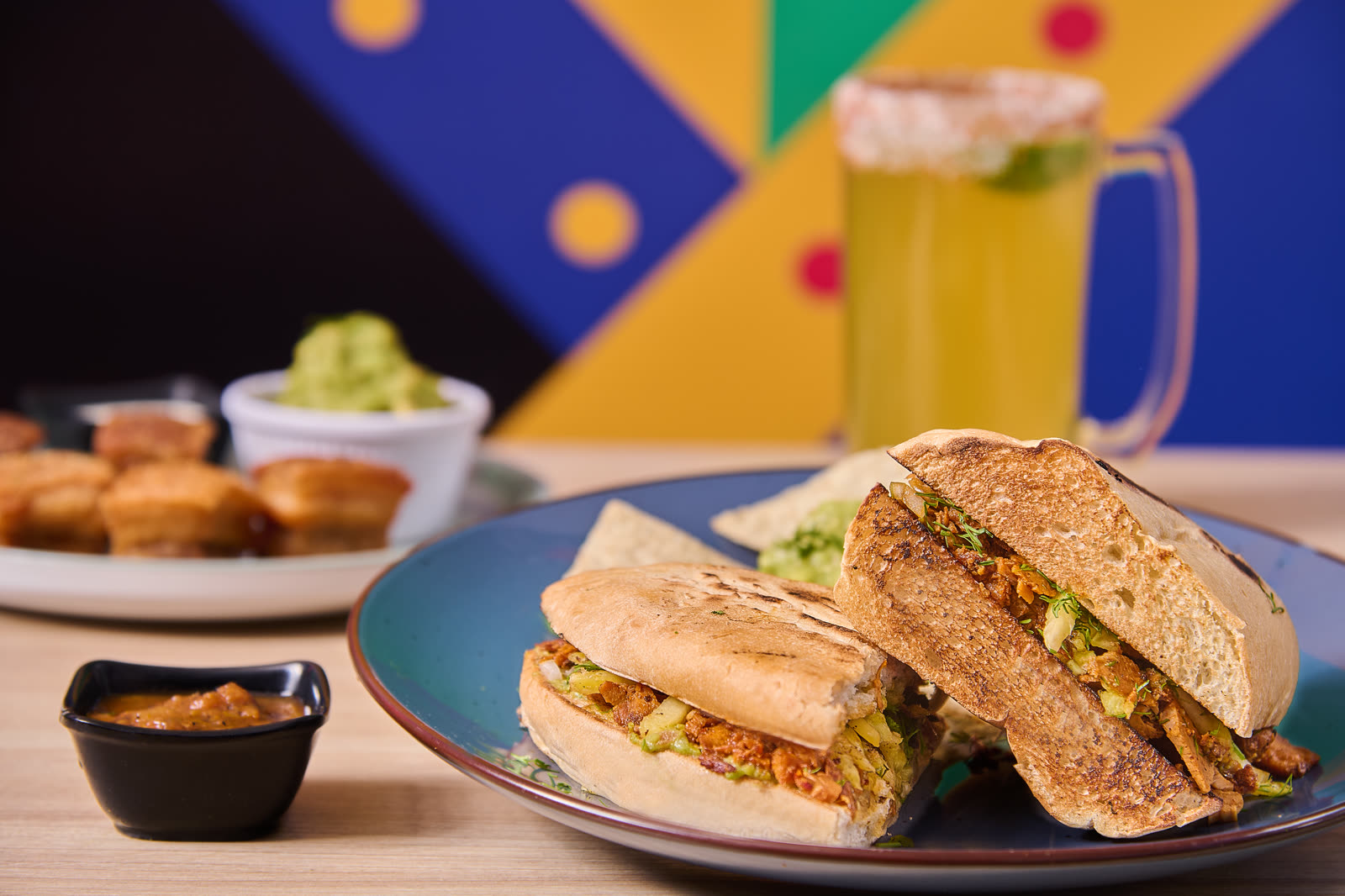 Torta mexicana de la chingada en Amor al Taco Bogotá